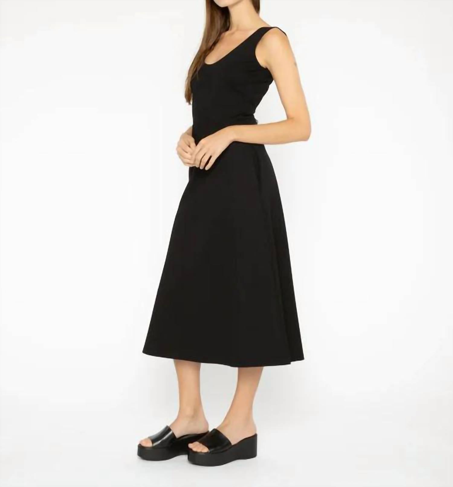 Ripley Rader - Ponte Knit Scoop Midi Dress