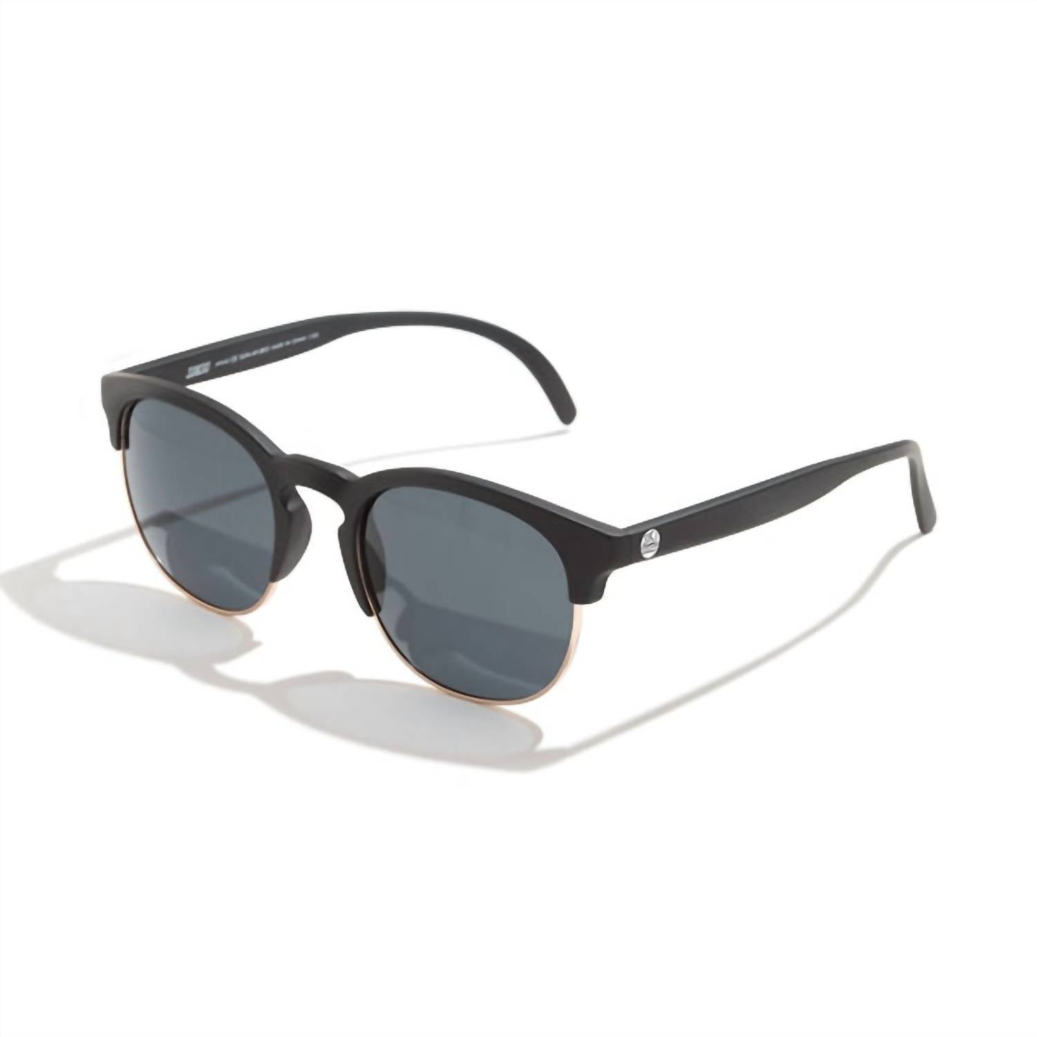 Sunski Women's Avila Round Sunglasses in black slate - women's accessory