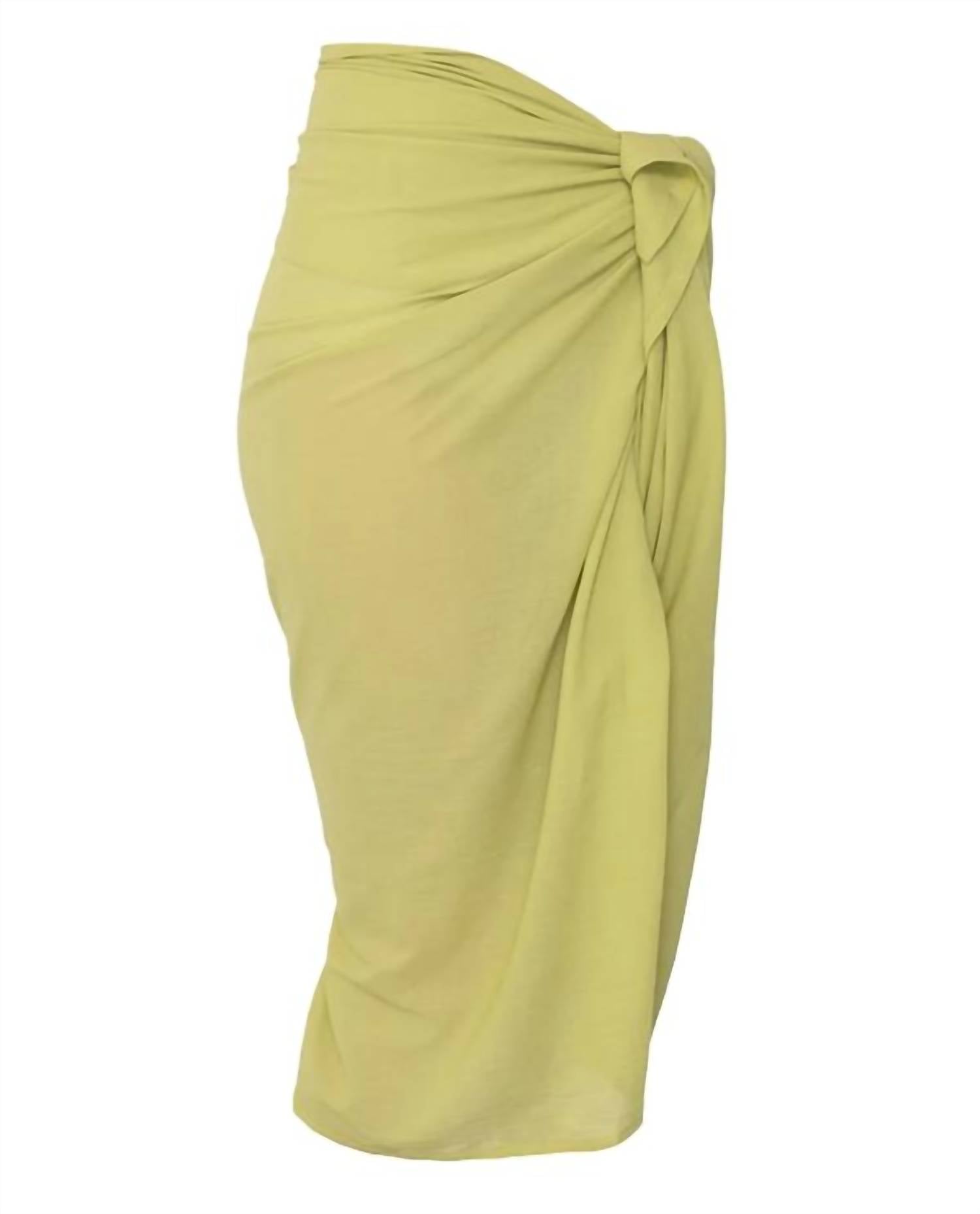 MIKOH AHE SARONG in honeydew - women's swimwear - view 5