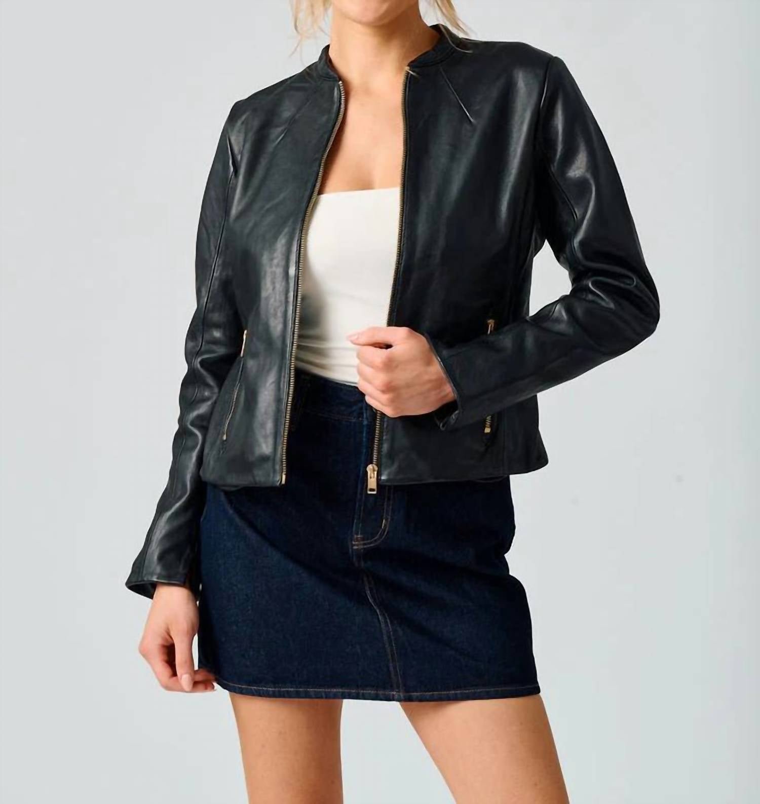 Mauritius - Katharina Leather Jacket