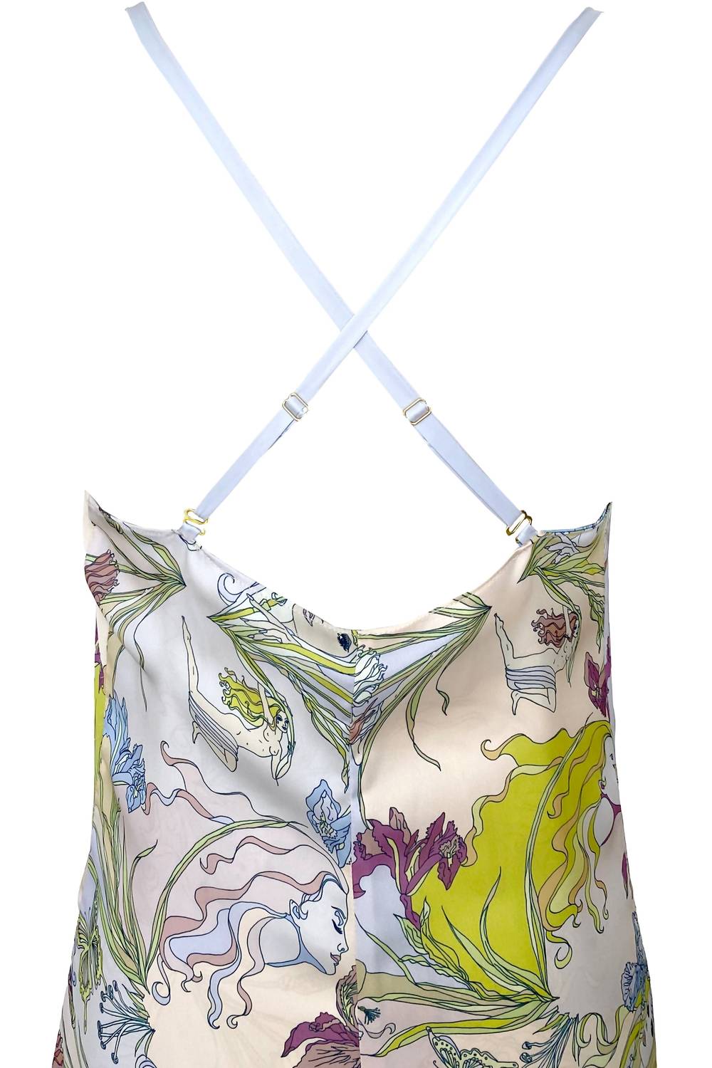 Candice Held - Helena Reversible Satin Midi Slip Dress