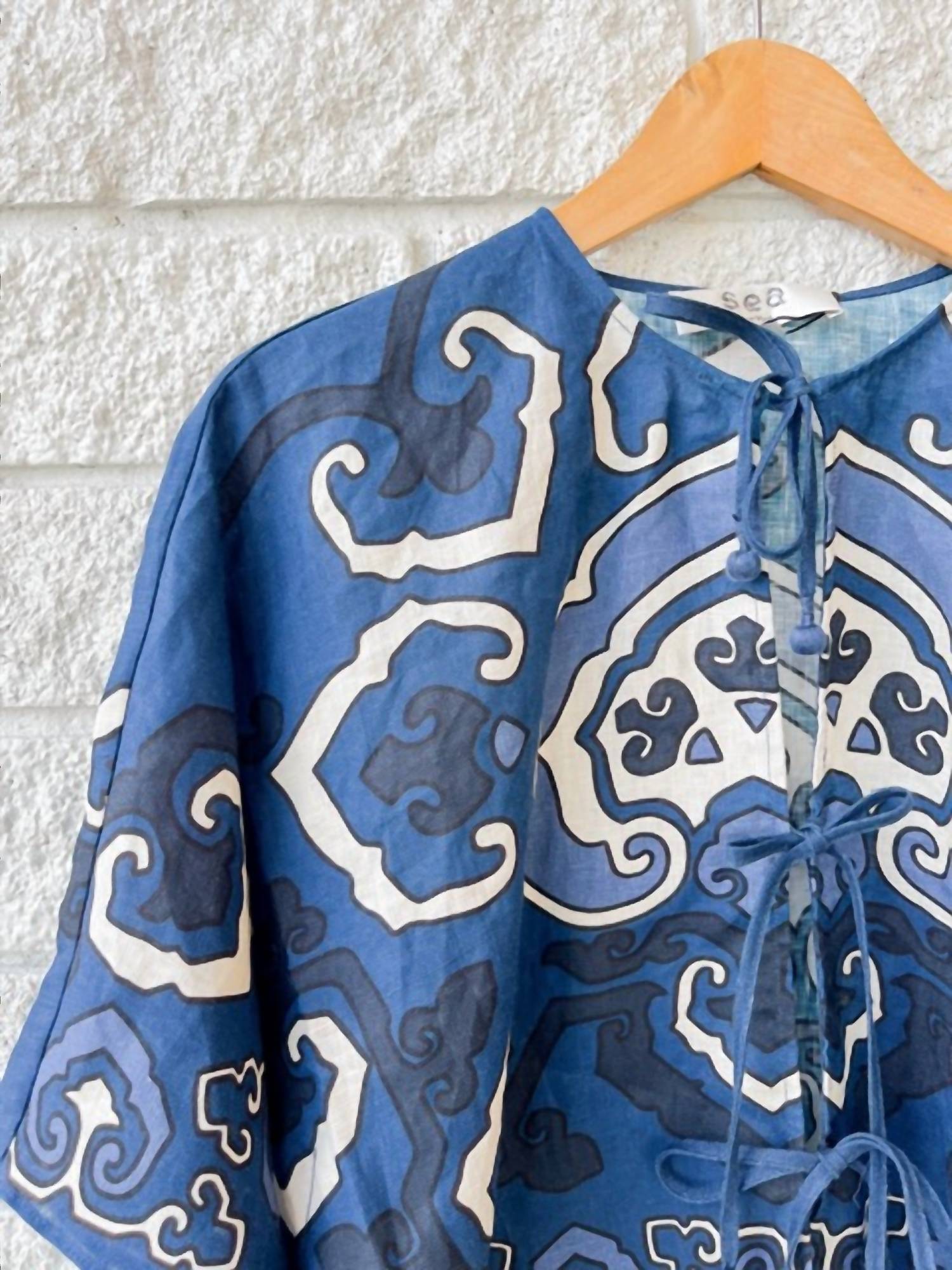 Sea - Blaise Print Top