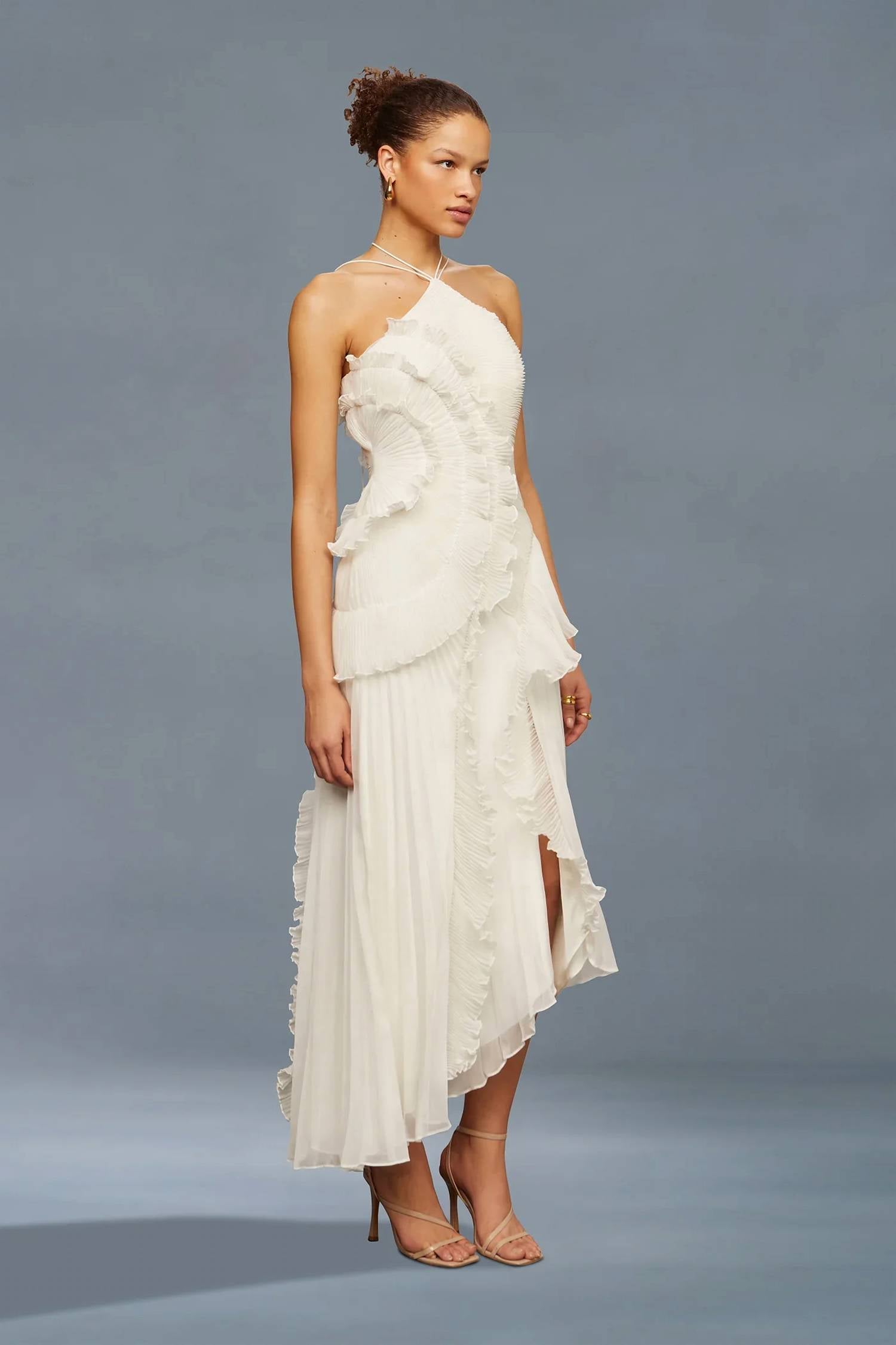 Amur - Lorelie Halter Midi Gown