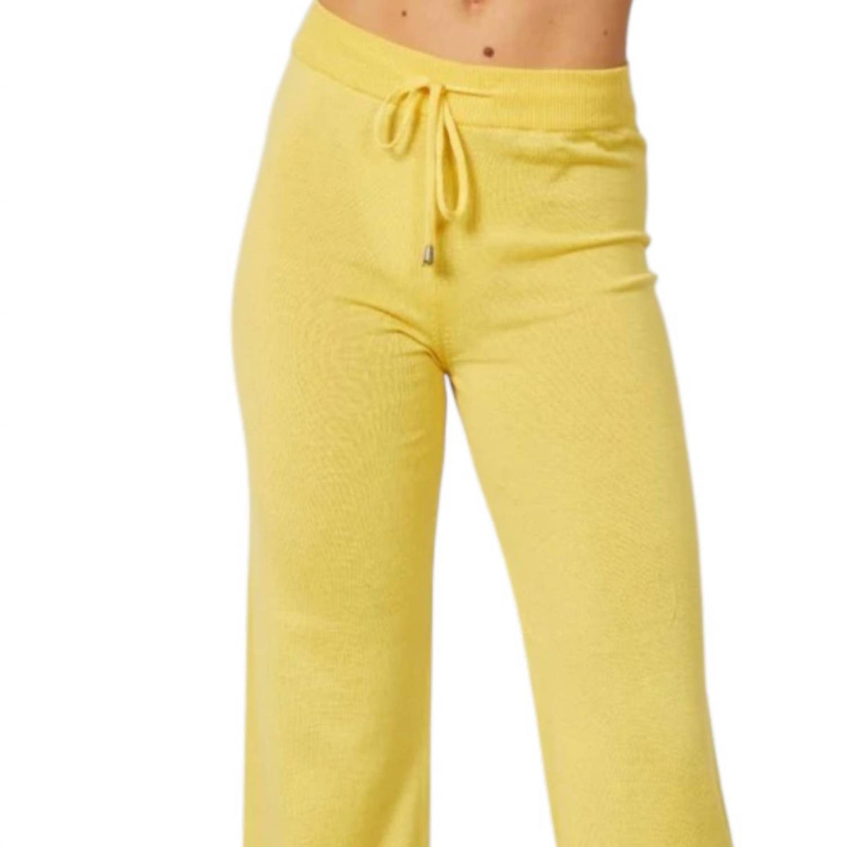 French Kyss - Drawstring Wide-Leg Pant