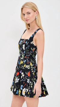 Alice + Olivia - Veda Pleated Mini Dress