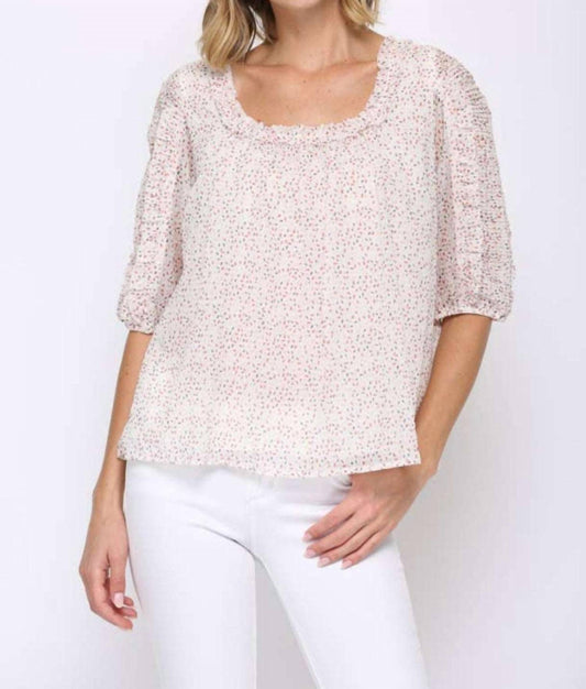 Fate - Dotted Chiffon Blouse