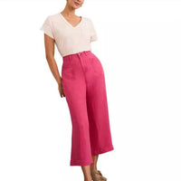Tribal - Brooke Flowy Leg Cropped Pants