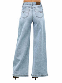 Saige Denim - Relaxed High Rise Wide Leg Jeans