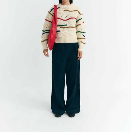 Thinking Mu - Candela Macarame Wool Sweater