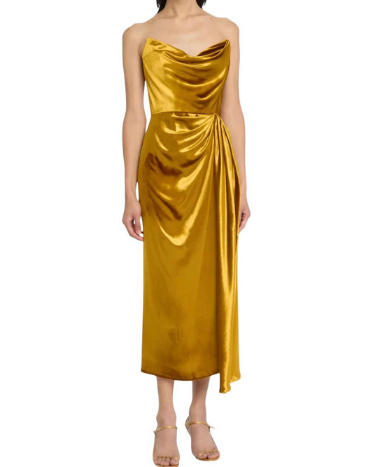 Jason Wu - SHINY VELVET STRAPLESS COCKTAIL DRESS