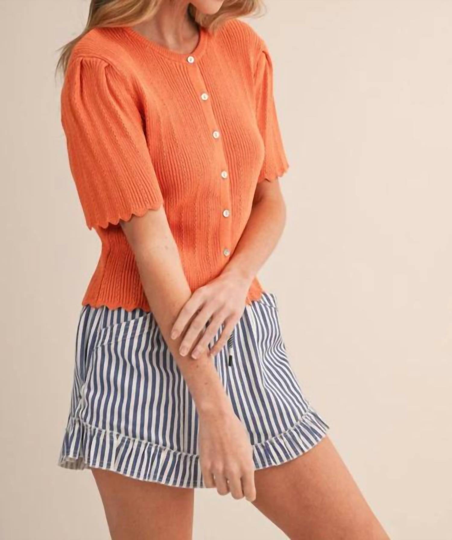 &Merci - The Ivy Pointelle Knit Cardigan