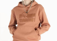 MARMOT Women's Coastal Hoody in sunburn - women's top - detail view