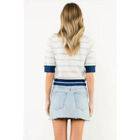Thml - Becca Rib Striped Sweater