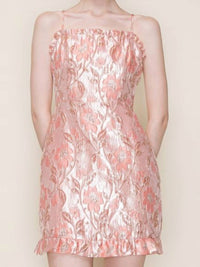 B.Right - Floral Jacquard Mini Dress