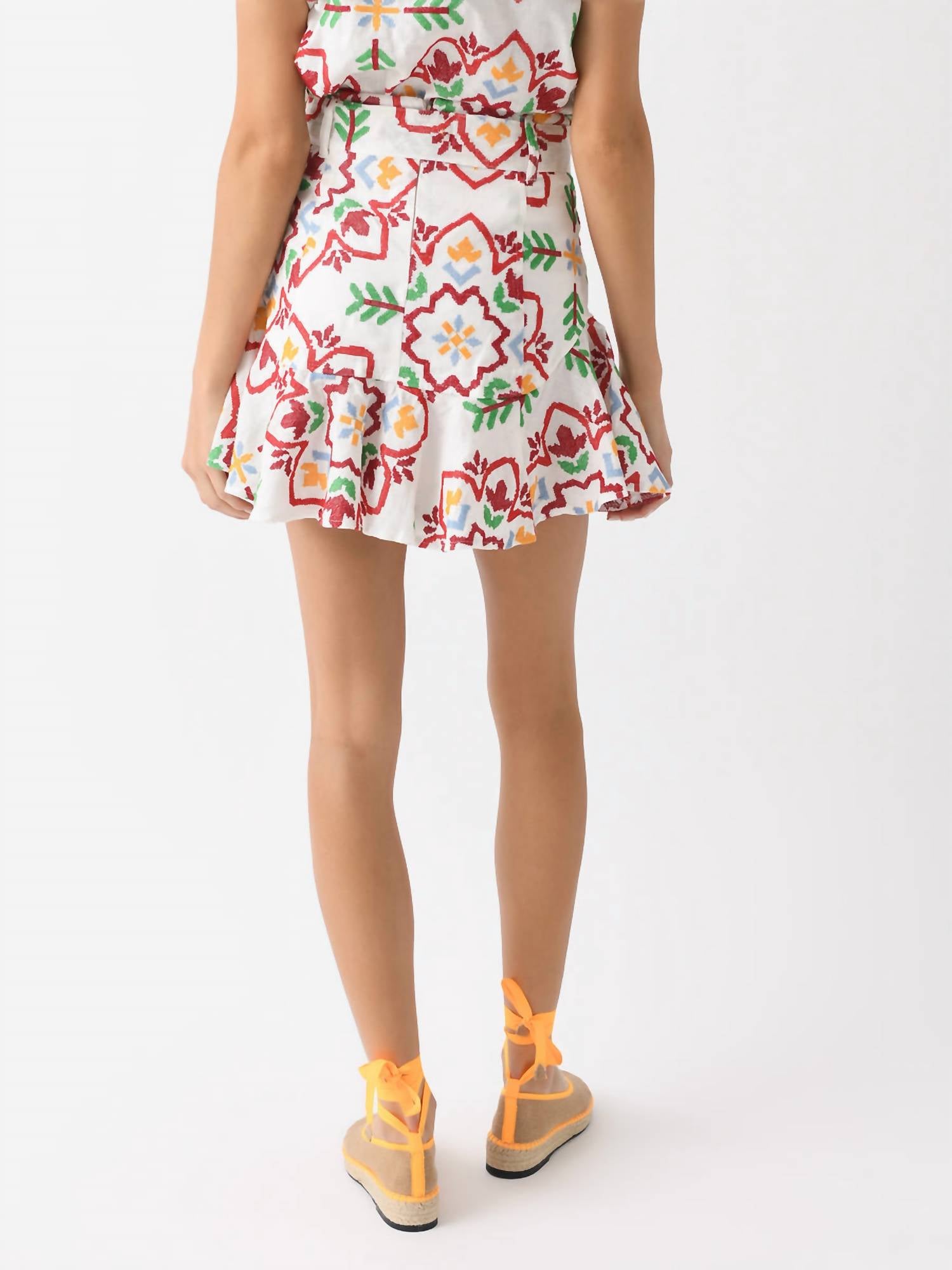 Never A Wallflower - Prairie Mini Skirt
