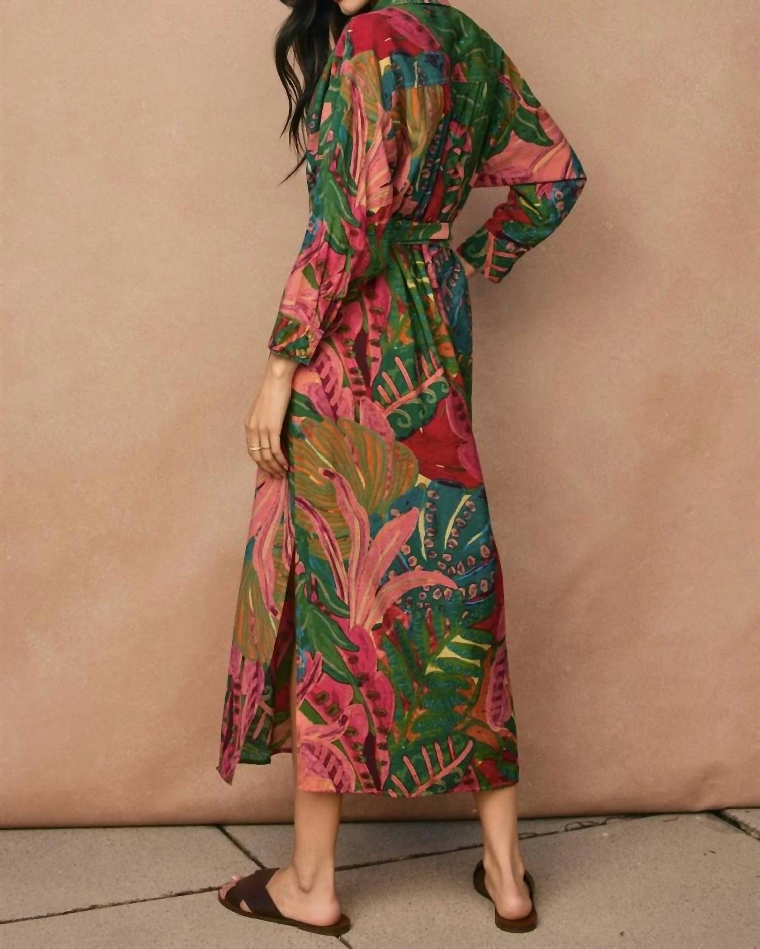 Nyland - Palmer Drawing Dream Buckle Detail Midi Dress