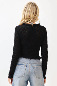Mittoshop - Beverly Lace Long Sleeve Top