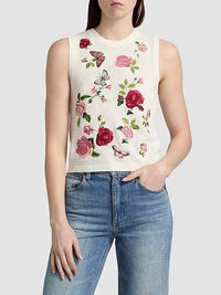 Alice + Olivia - Reva Shell Garden Gossip Top