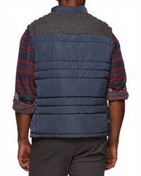 Fairfax & Favor - Mixed Media Zip Up Puffer Vest
