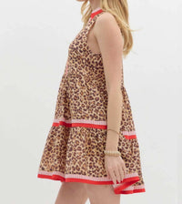 Entro - Sleeveless Tiered Mini Dress