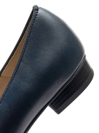 Ara Women's Belinda Bow Ballet Flat in navy nappa with navy patent - women's flats - view 6