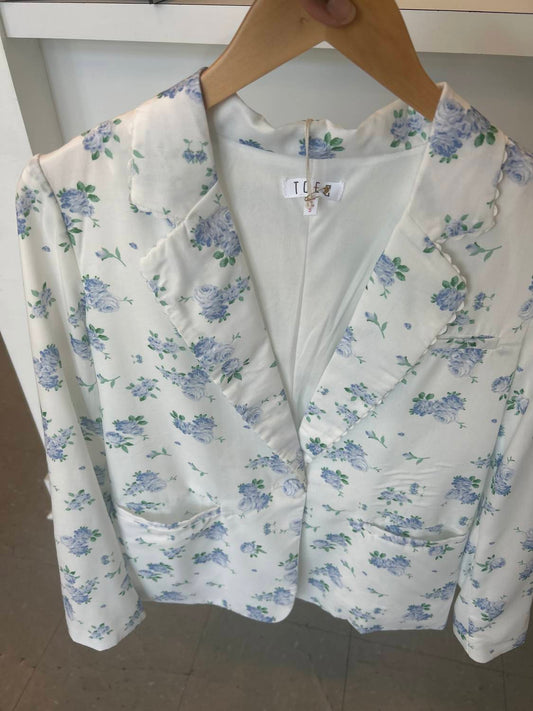Tcec - floral blazer