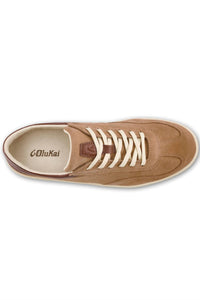 OluKai Men's Punini Suede Sneakers in tan toffee - men's sneaker - alternate view
