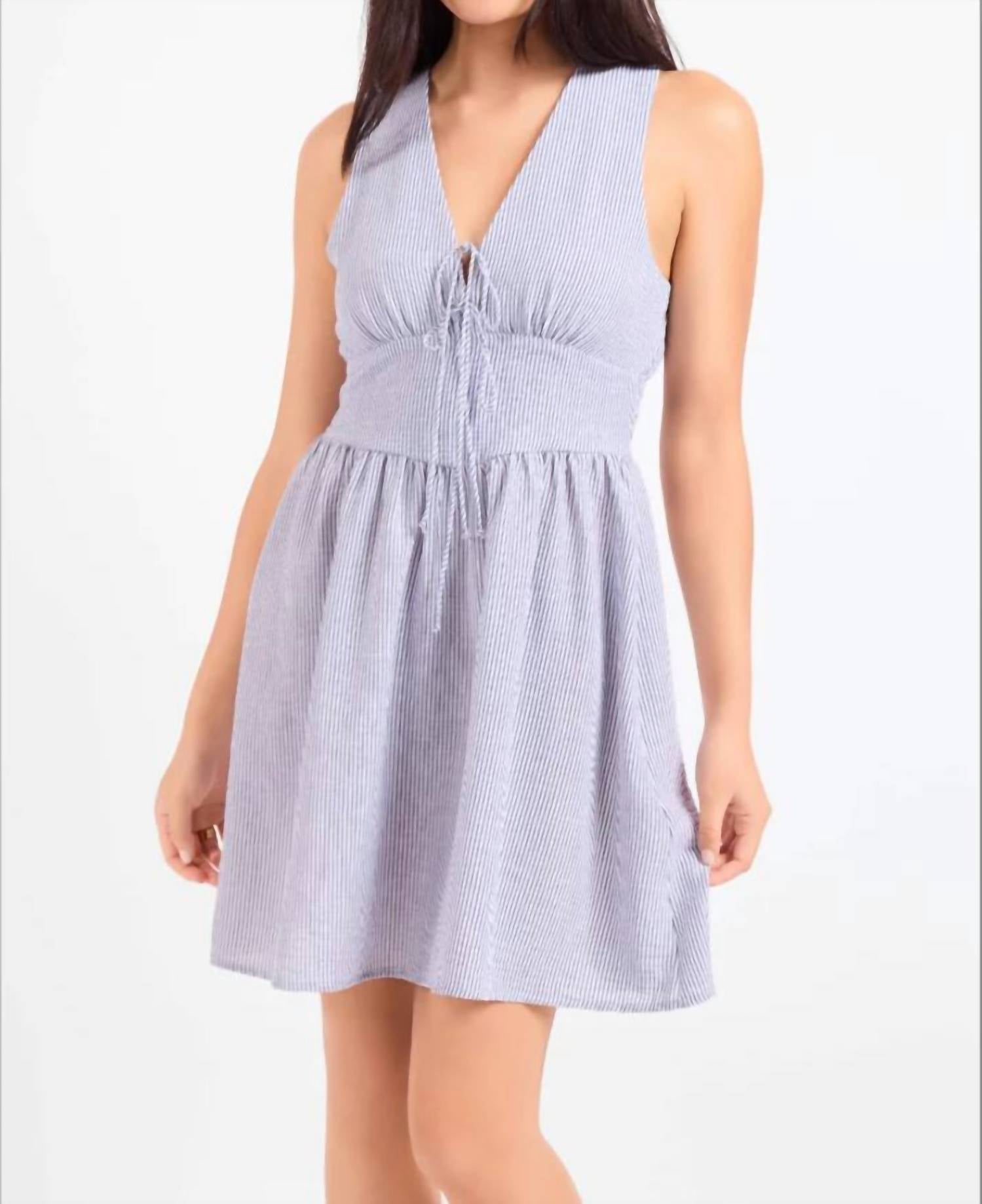 Sadie & Sage - Garden Sun Tie Mini Dress