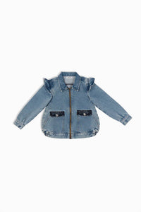 Sasha+Z - Lace Denim Jacket