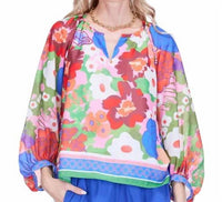 Joy Joy - Peasant Bishop Sleeve Top