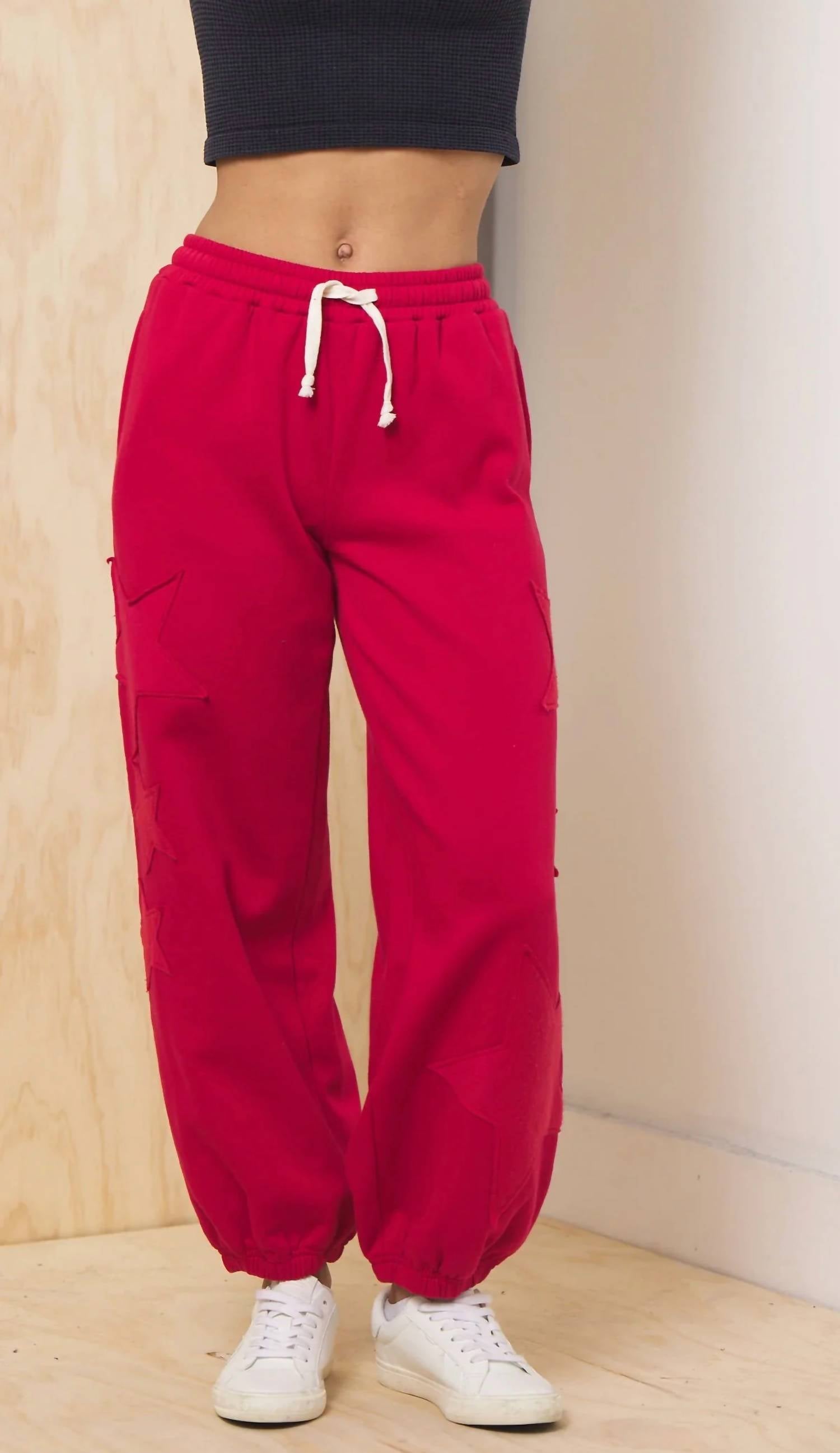 Vintage Havana - Star Fleece Jogger
