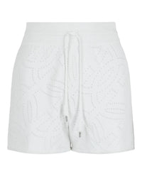 Salvatore Ferragamo - Women's Gancini Pattern Drawstring Shorts