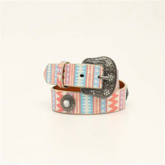 Angel Ranch - Girl's Glitter Multi Leather Belt