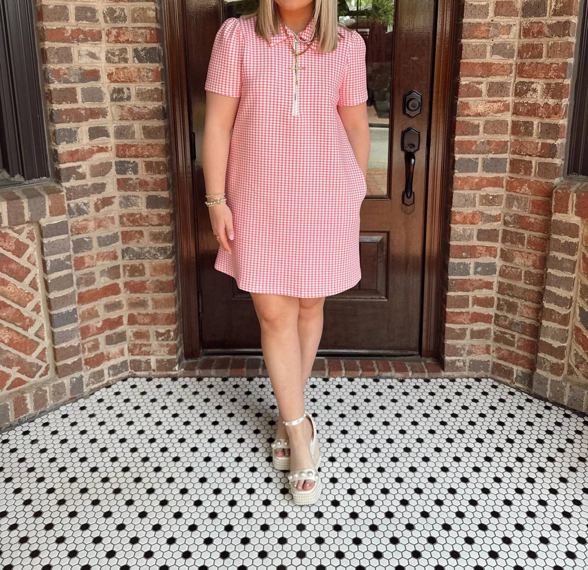 Entro - Half Zip Mini Dress