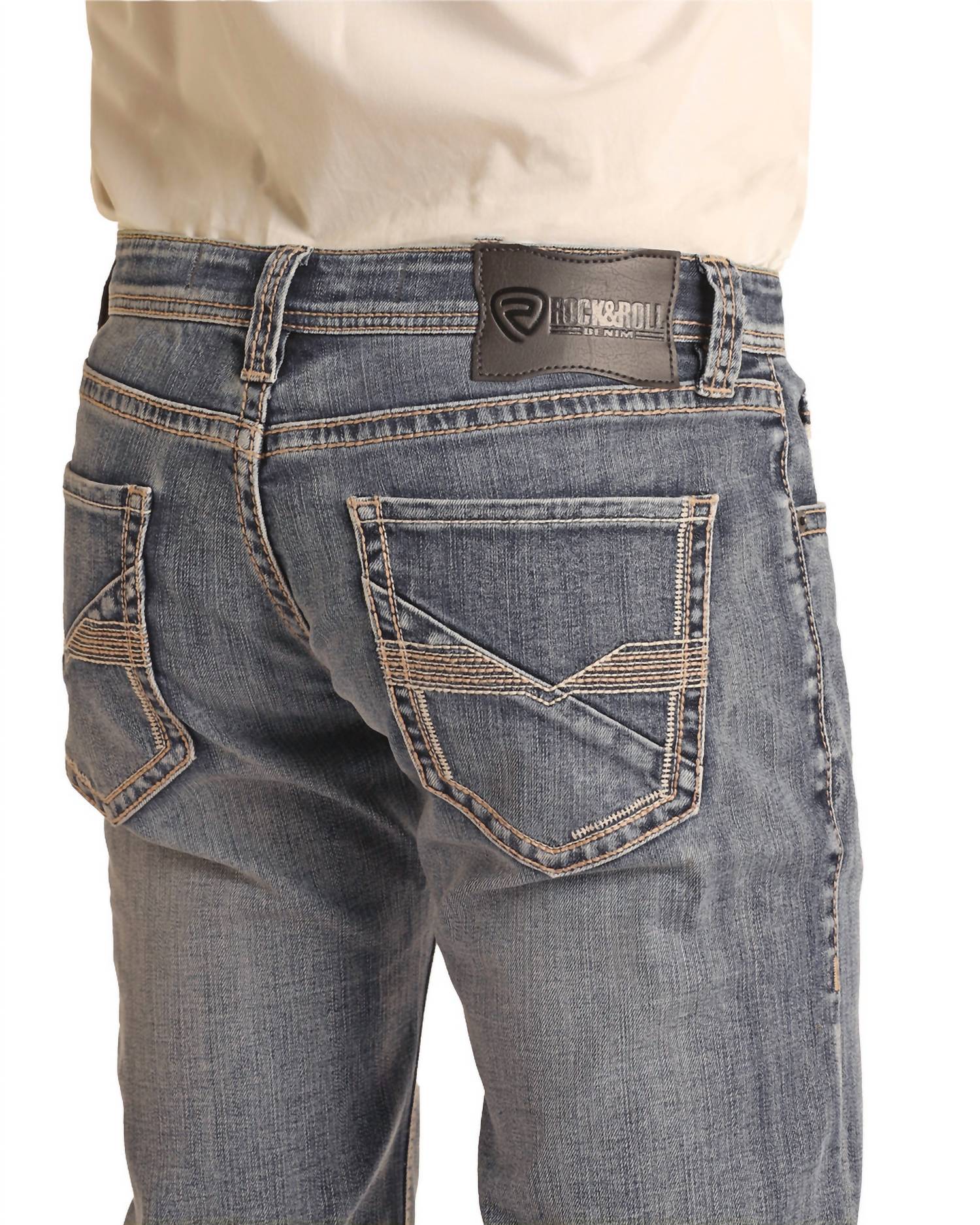 Rock & Roll Denim - Pistol Straight-leg Reflex Jean