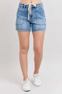 Judy Blue - High Waist Jogger Shorts