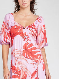 Self Contrast - Tara Front Twist Maxi Dress