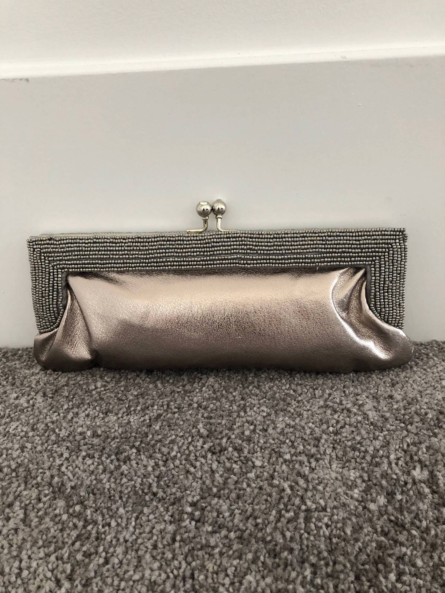 Carlo Fellini - Women's Beaded Clutch Purse Handbag