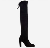 Stuart Weitzman - Women's Highland Stretch Suede Over The Knee Boots