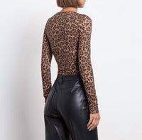 Valentino - Leopard Print Bodysuit