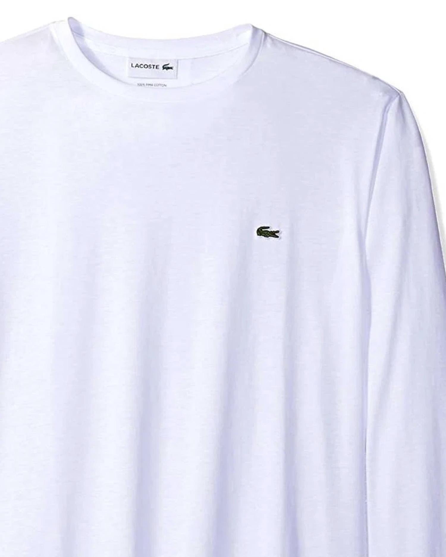 Lacoste - Men's Long Sleeve Jersey Pima Crewneck T-shirt