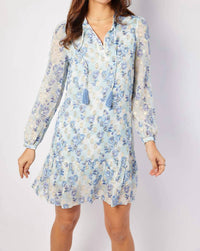 Sail To Sable - Ruffle Hem Dress With Tassels