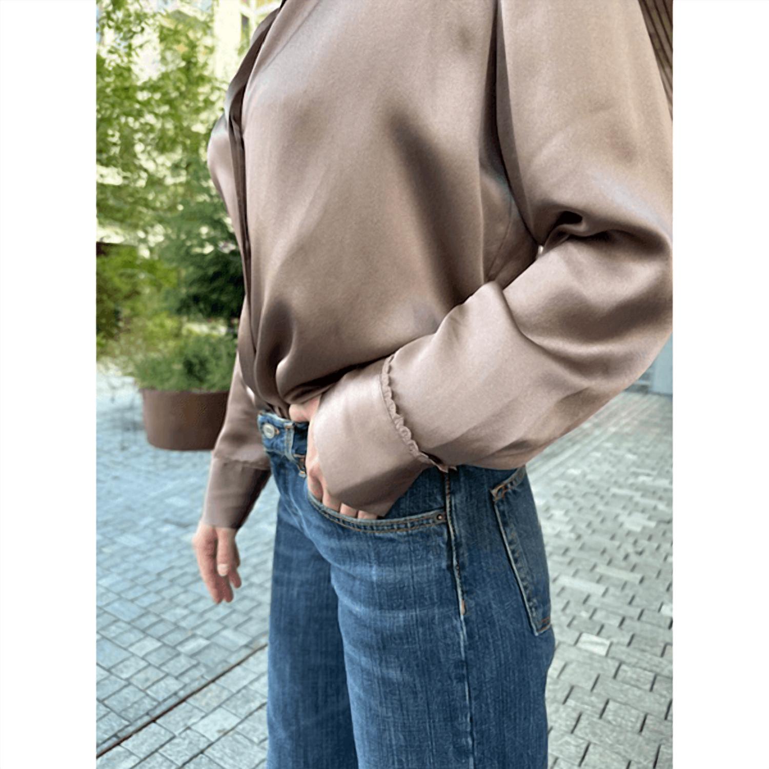 Vince - Lace Trim Relaxed Shirt