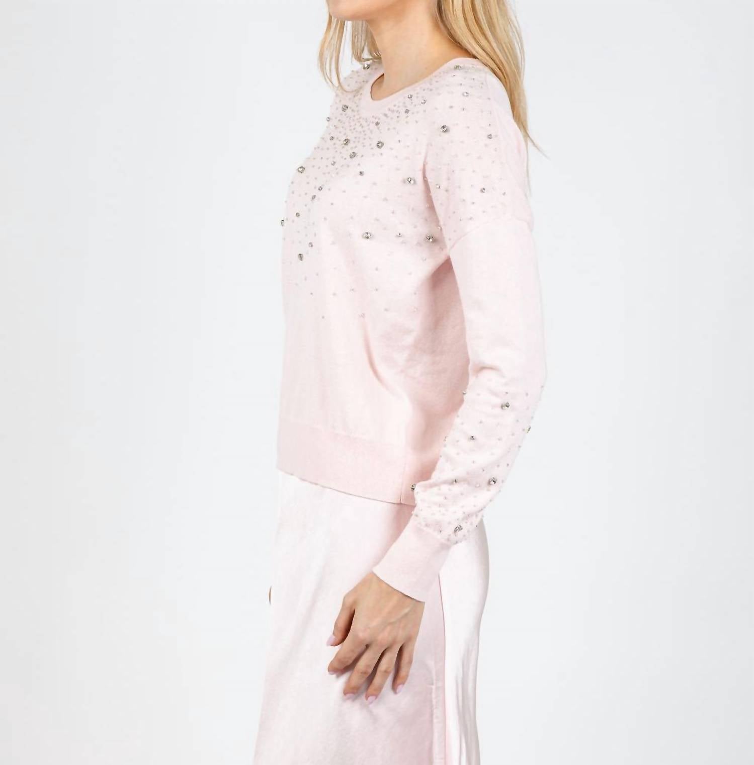 J. Society - Ximena Embellished Crew Sweater