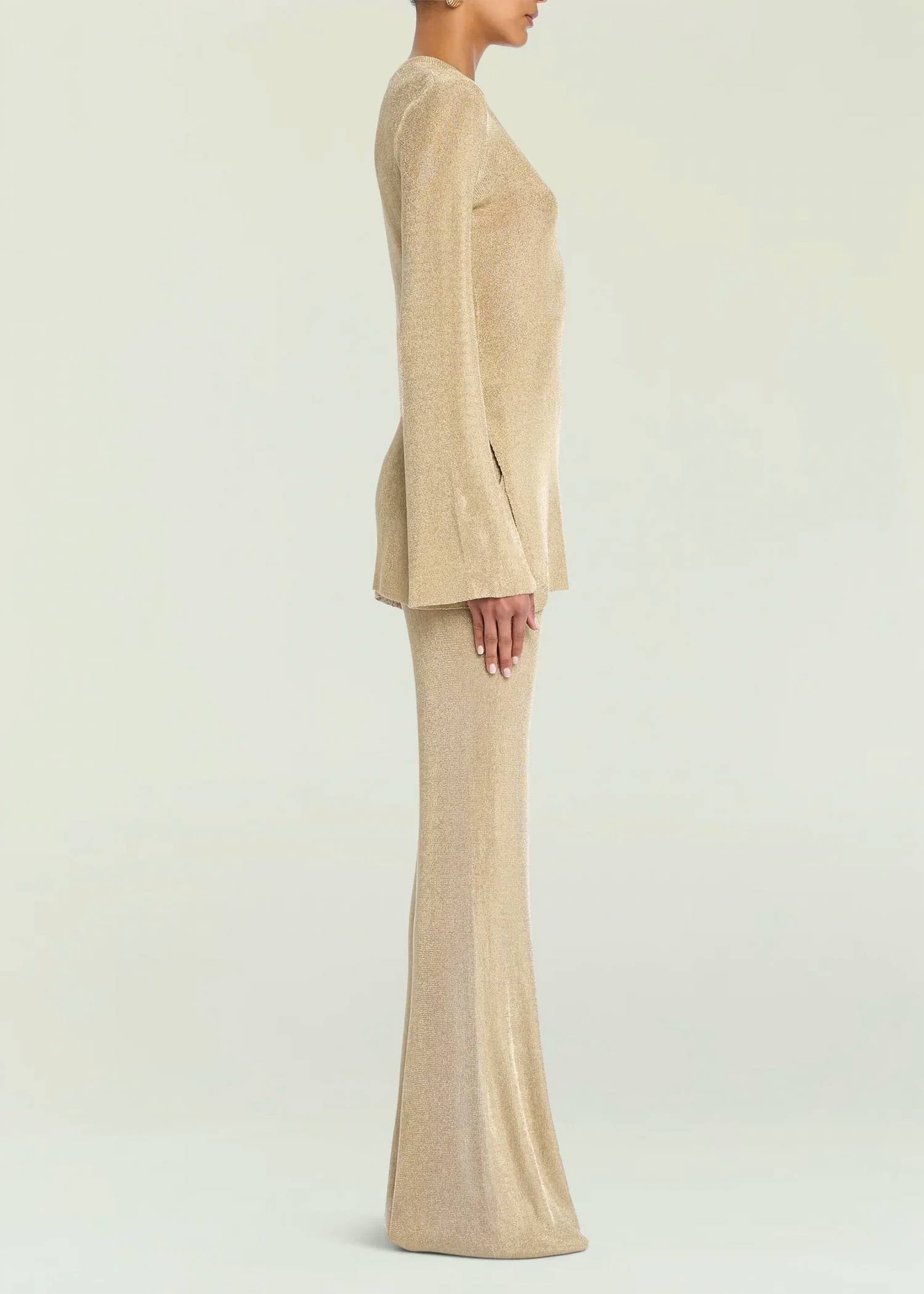 Ser.O.Ya - Sheldon Metallic Knit Pants