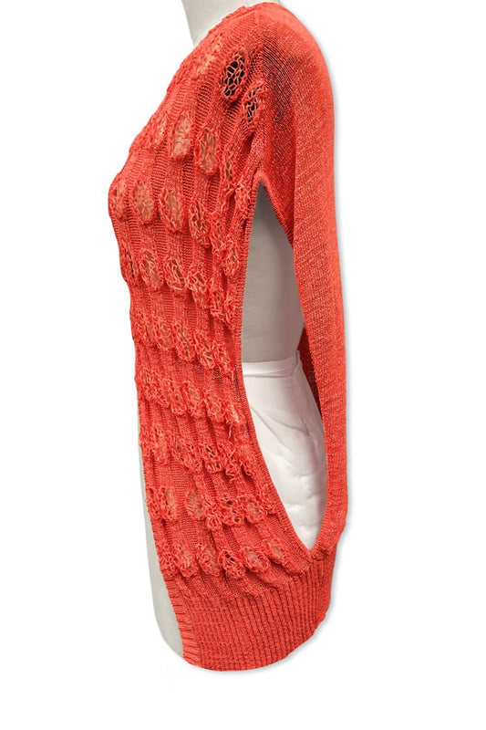 Paparazzi - U-shaped Cap Sleeve With Drop Armhole Cardigan