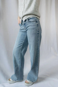 Flying Monkey - Nyc Stone Embellished Wide Leg Pants