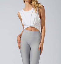 HEROINE SPORT Jersey Base Tank Top in white - women's tank top