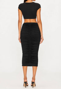 Heiress Beverly Hills - Ruched Sculpt Midi Skirt