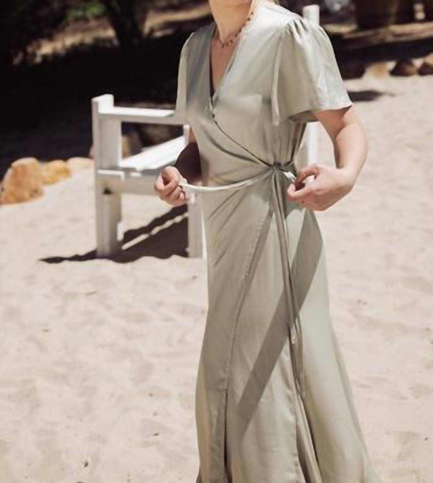 Reset By Jane - Emerson V Neck Wrap Dress